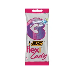 تیغ اصلاح 3 لبه زنانه بیک مدل Flexi Lady