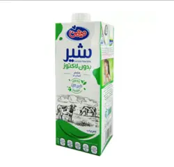 شیر بطری بدون لاکتوز کم چرب میهن