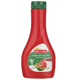 سس گوجه فرنگی هالوپینو 400 گرمی مهرام