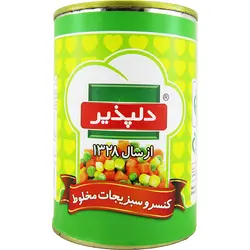 کنسرو سبزیجات مخلوط دلپذیر 420 گرمی