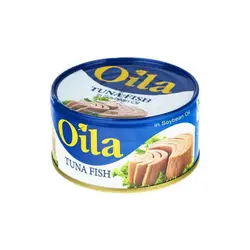 تن ماهی در روغن سویا اویلا