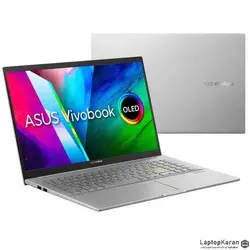 لپ تاپ 15.6 اینچی ایسوس مدل ASUS VivoBook K513EQ OLED پردازنده i5(1135G7) رم 8GB حافظه 256GB SSD + 1TB HDD گرافیک 2GB MX350 OLED - لپتاپ کاران