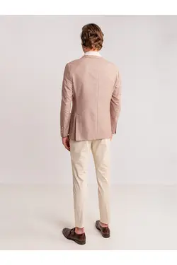 شلوار مردانه لایکرای نخی دابی کرمی دوفی Dufy (ساخت ترکیه)