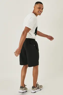 شلوارک بافتنی اسپرت مردانه استاندارد مشکی آلتین ییلدیز Altinyildiz (ساخت ترکیه)