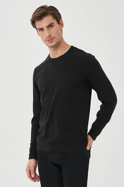 ژاکت بافتنی ساده مردانه استاندارد مشکی آلتین ییلدیز Altinyildiz (ساخت ترکیه)