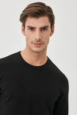 ژاکت بافتنی ساده مردانه استاندارد مشکی آلتین ییلدیز Altinyildiz (ساخت ترکیه)