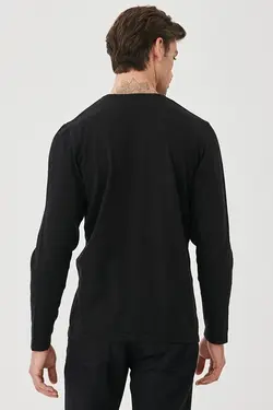 ژاکت بافتنی ساده مردانه استاندارد مشکی آلتین ییلدیز Altinyildiz (ساخت ترکیه)
