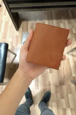 کیف پول چرم اصل مردانه تونی عسلی بلک Tonny Black (ساخت ترکیه)