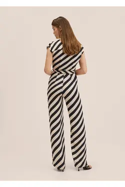 بیلرسوت راه راه کمربند جداشدنی زنانه مانگو MANGO (ساخت اسپانیا)