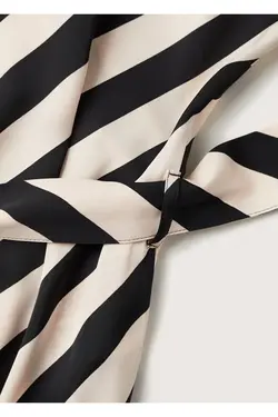 بیلرسوت راه راه کمربند جداشدنی زنانه مانگو MANGO (ساخت اسپانیا)