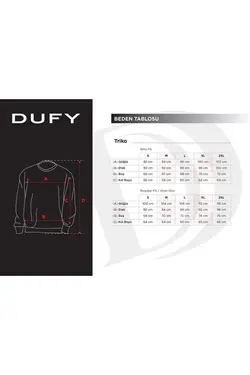 ژاکت بافتنی با طرح یقه وی مردانه زرشکی دوفی Dufy (ساخت ترکیه)