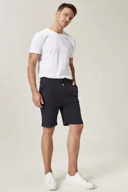 شلوارک بافتنی اسپورت اسلیم فیت مردانه سرمه ای آلتین ییلدیز Altinyildiz (ساخت ترکیه)