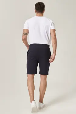 شلوارک بافتنی اسپورت اسلیم فیت مردانه سرمه ای آلتین ییلدیز Altinyildiz (ساخت ترکیه)