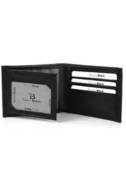 ست کمربند کیف پول چرمی مردانه مشکی تونی بلک Tonny Black (ساخت ترکیه)