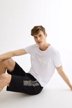 شلوار ورزشی مشکی راسته جیب دار آوا Avva (ساخت ترکیه)