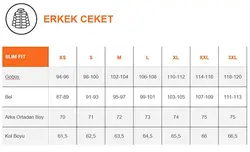 کت تک اسلیم فیت نیلی یقه انگلیسی مردانه آوا Avva (ساخت ترکیه)