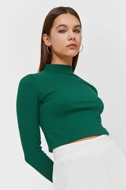 شلوار نخی گشاد سفید زنانه استرادیواریوس Stradivarius (ساخت اسپانیا)