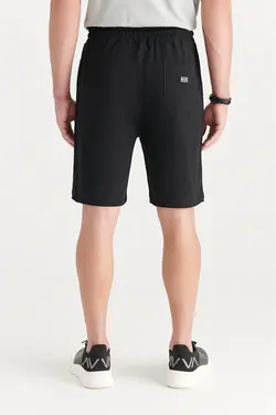 شلوارک مردانه راسته جیب دار مشکی آوا Avva (ساخت ترکیه)