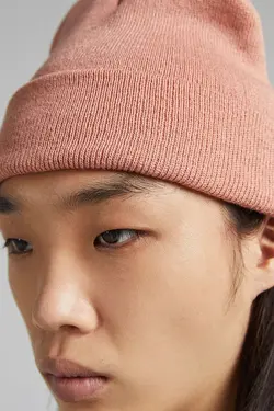 کلاه بافت اسپرت مردانه صورتی برشکا Bershka (ساخت اسپانیا)