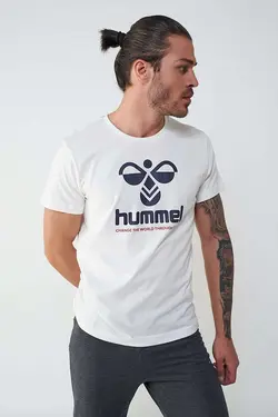 تی شرت بافتنی ورزشی مردانه سفید هومل Hummel (ساخت دانمارک)