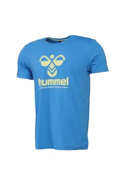 تی شرت بافتنی ورزشی مردانه آبی هومل Hummel (ساخت دانمارک)