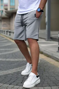 شلوارک ورزشی طوسی مردانه مدمکست Madmext (ساخت ترکیه)