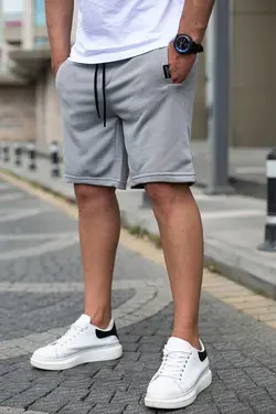 شلوارک ورزشی طوسی مردانه مدمکست Madmext (ساخت ترکیه)