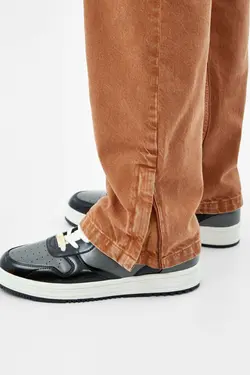 شلوار گشاد مردانه رنگ شتری برشکا Bershka (ساخت اسپانیا)
