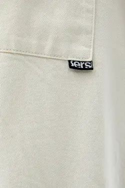 شلوار گشاد 5 جیب مردانه رنگ قهوه ای برشکا Bershka (ساخت اسپانیا)