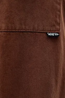 شلوار گشاد 5 جیب مردانه رنگ قهوه ای برشکا Bershka (ساخت اسپانیا)