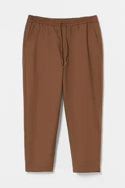 شلوار کلاسیک آجدار گشاد مردانه رنگ قهوه ای برشکا Bershka (ساخت اسپانیا)