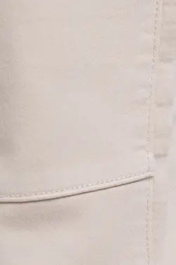 شلوار جاگر نخی مردانه رنگ سفید برشکا Bershka (ساخت اسپانیا)
