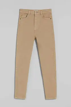شلوار جذب زنانه رنگ کرم برشکا Bershka (ساخت اسپانیا)