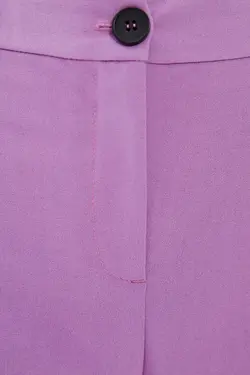 شلوار بگ با سوراخ کمربند زنانه رنگ بنفش برشکا Bershka (ساخت اسپانیا)