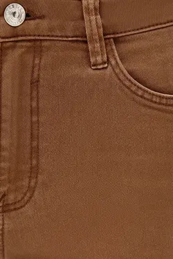 شلوار جین راسته زنانه رنگ قهوه ای برشکا Bershka (ساخت اسپانیا)