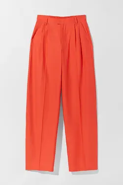 شلوار بگ زنانه رنگ نارنجی برشکا Bershka (ساخت اسپانیا)