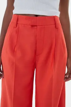 شلوار بگ زنانه رنگ نارنجی برشکا Bershka (ساخت اسپانیا)