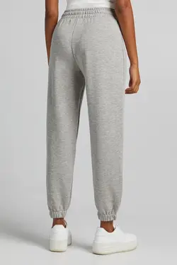 شلوار نخی جاگر زنانه رنگ توسی برشکا Bershka (ساخت اسپانیا)