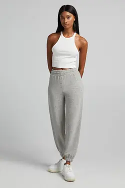 شلوار نخی جاگر زنانه رنگ توسی برشکا Bershka (ساخت اسپانیا)