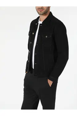 کت جین مردانه جیب دار رنگ مشکی  کالینز Colin’s (ساخت ترکیه)