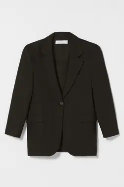 کت (مدل مردانه) زنانه رنگ مشکی برشکا Bershka (ساخت اسپانیا)