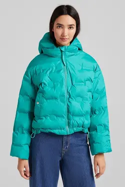 کاپشن بادی عایق حرارتی زنانه رنگ سبز برشکا Bershka (ساخت اسپانیا)