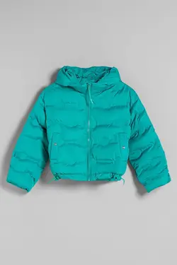 کاپشن بادی عایق حرارتی زنانه رنگ سبز برشکا Bershka (ساخت اسپانیا)