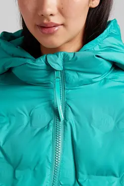 کاپشن بادی عایق حرارتی زنانه رنگ سبز برشکا Bershka (ساخت اسپانیا)