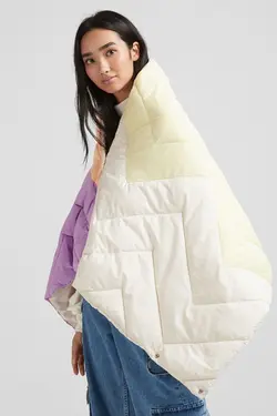 پانچوی بادی زنانه رنگ نارنجی برشکا Bershka (ساخت اسپانیا)