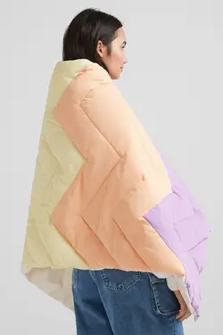 پانچوی بادی زنانه رنگ نارنجی برشکا Bershka (ساخت اسپانیا)