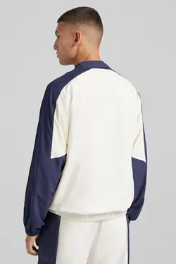 سویشرت ورزشی مدل C. Tangana X مردانه رنگ سرمه ای برشکا Bershka (ساخت اسپانیا)