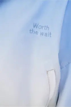 سویشرت طرح سایه زنانه رنگ آبی برشکا Bershka (ساخت اسپانیا)