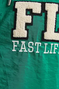 سویشرت کلاهدار زنانه رنگ سبز برشکا Bershka (ساخت اسپانیا)