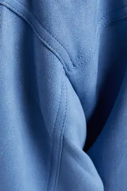 پیراهن جیر مصنوعی مردانه رنگ آبی برشکا Bershka (ساخت اسپانیا)